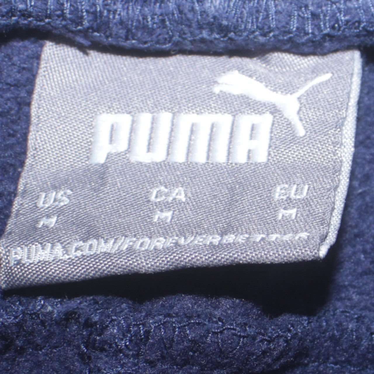 Puma Men's Blue Jogger Sweatpants Size M Comfortable Tapered Fit
