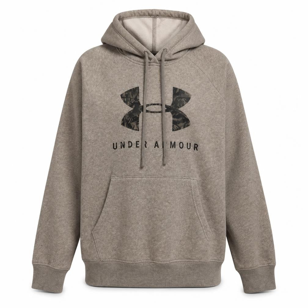 Under Armour Men's Grey Pullover Hoodie Small Relaxed Fit Sportswear