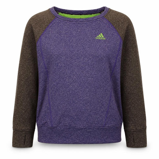 Adidas Women Purple & Brown Climalite Sweatshirt Size S 8-10