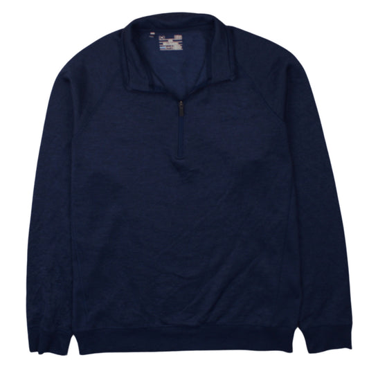 Under Armour Men’s Blue ColdGear 1/4 Zip Fleece Sweatshirt Size L