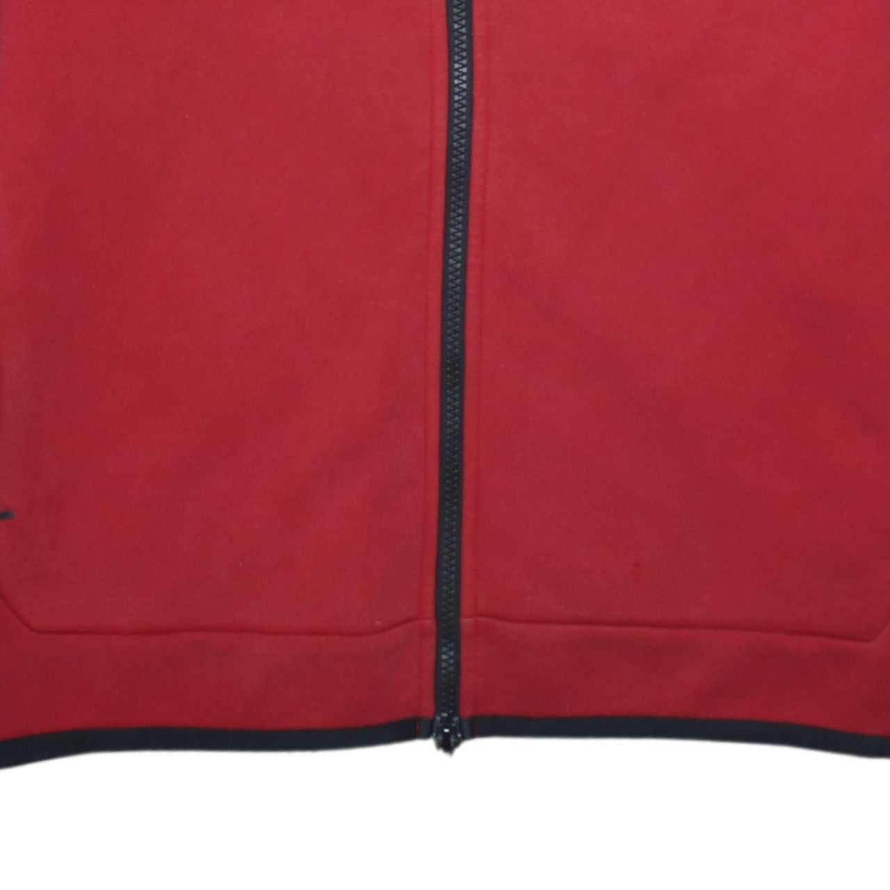 Nike Men's Red Full Zip Sports Hoodie Size M