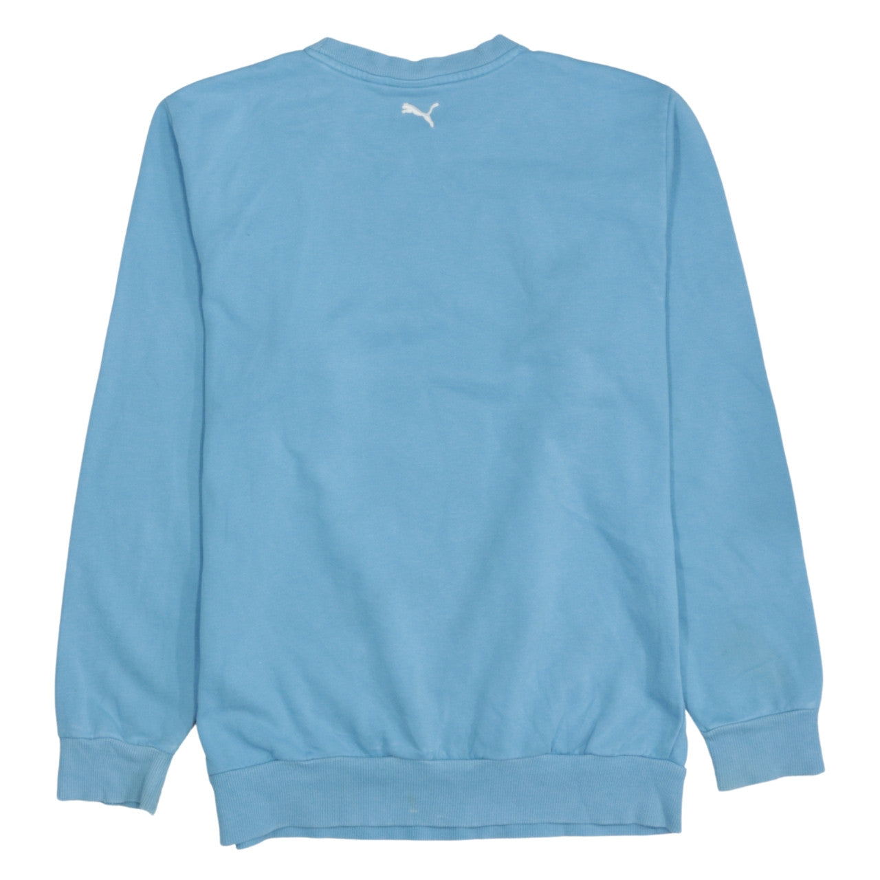 Puma Boys Blue Pullover Sweatshirt Logo Crew Neck Size 14 Years