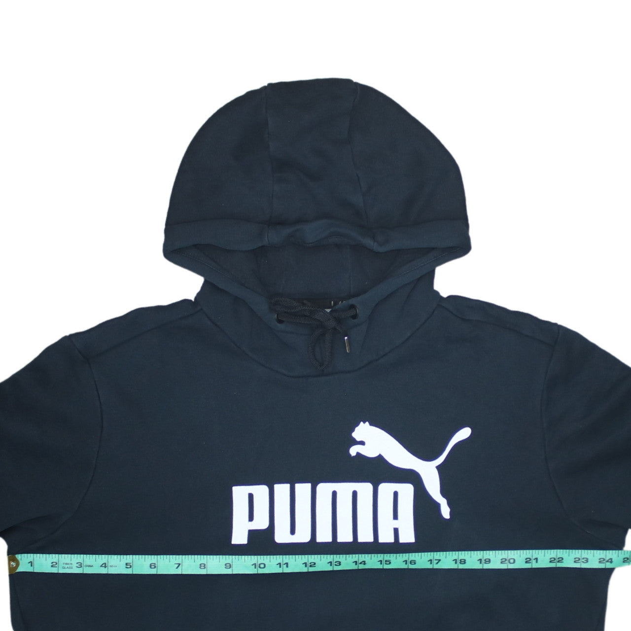 Puma Men's Black Pullover Hoodie Size L Graphic Sportswear