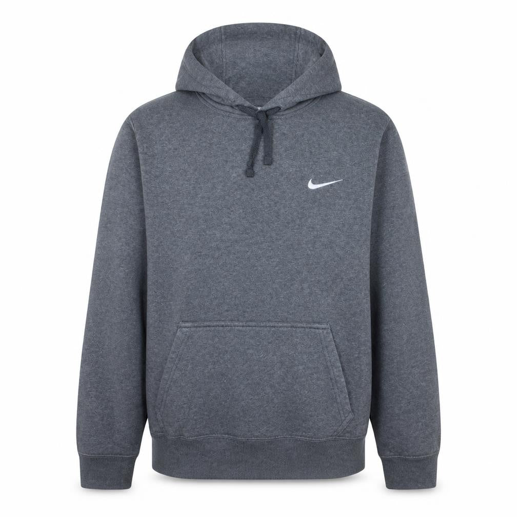 Nike Men's Grey Pullover Hoodie Small Fleece Regular Fit