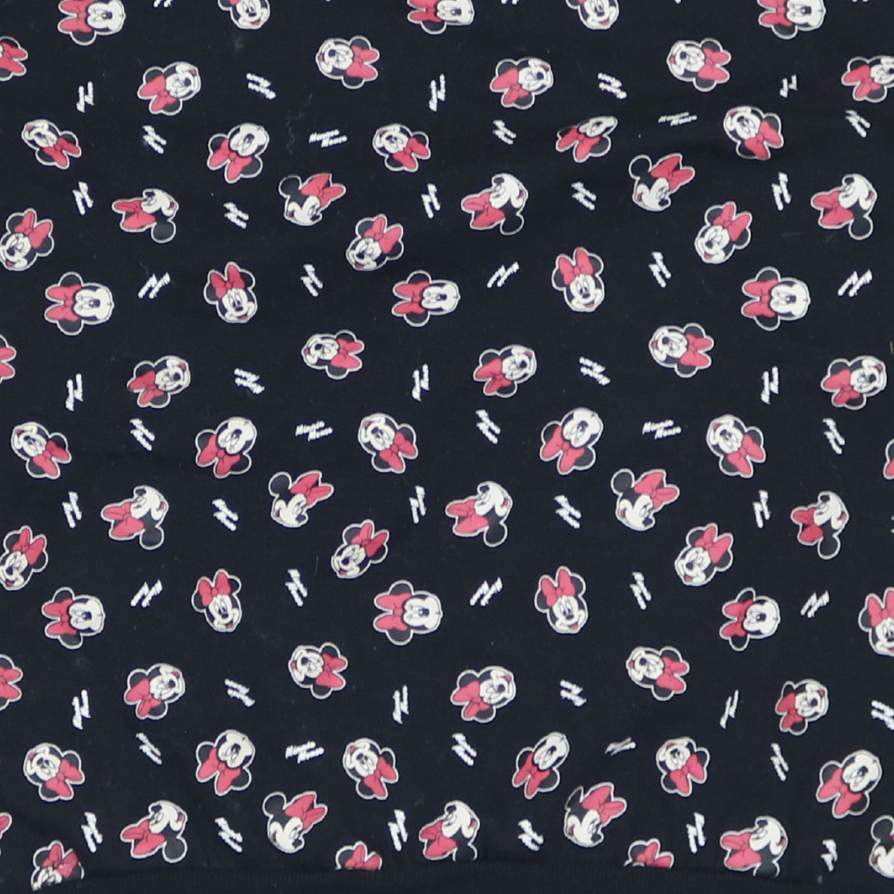 Disney Women Black Minnie Mouse Print Sweatshirt XL