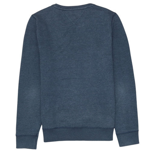 Tommy Jeans Men's Blue Regular Fit Crew Neck Sweatshirt XS