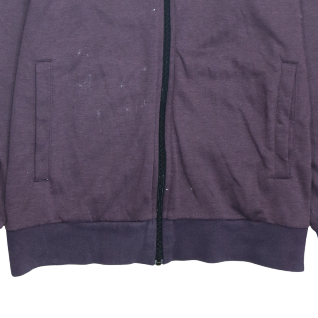 Adidas Men's Purple Full Zip Hoodie Size M Regular Fit