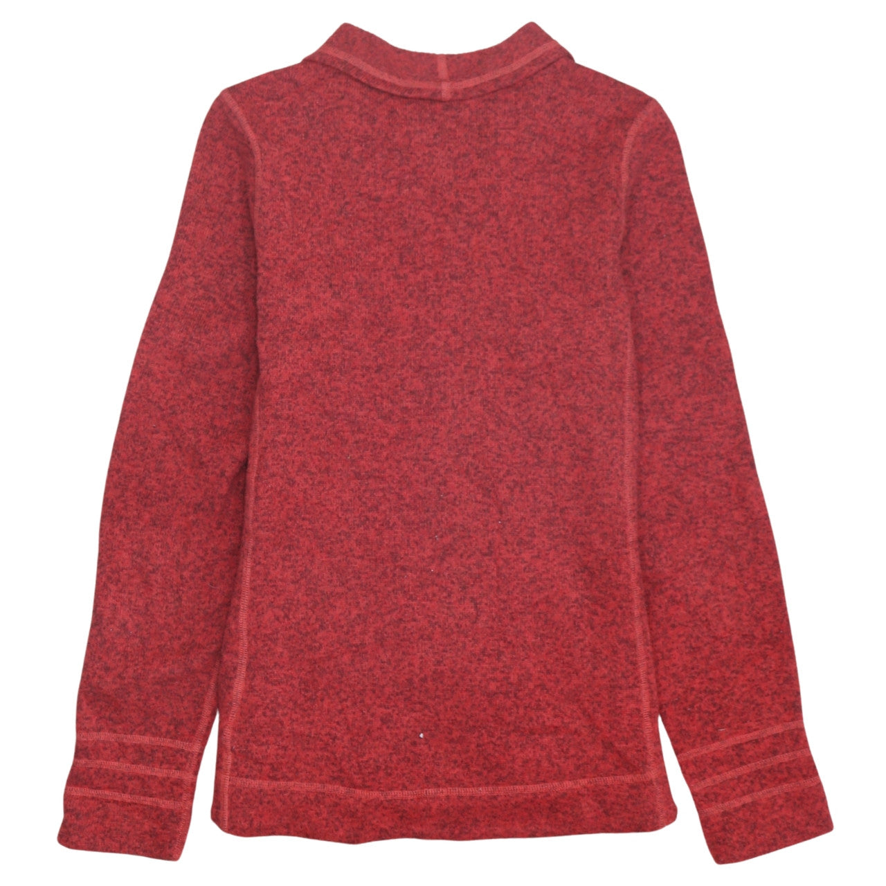 The North Face Womens Red Fleece Full Zip Jacket Size S
