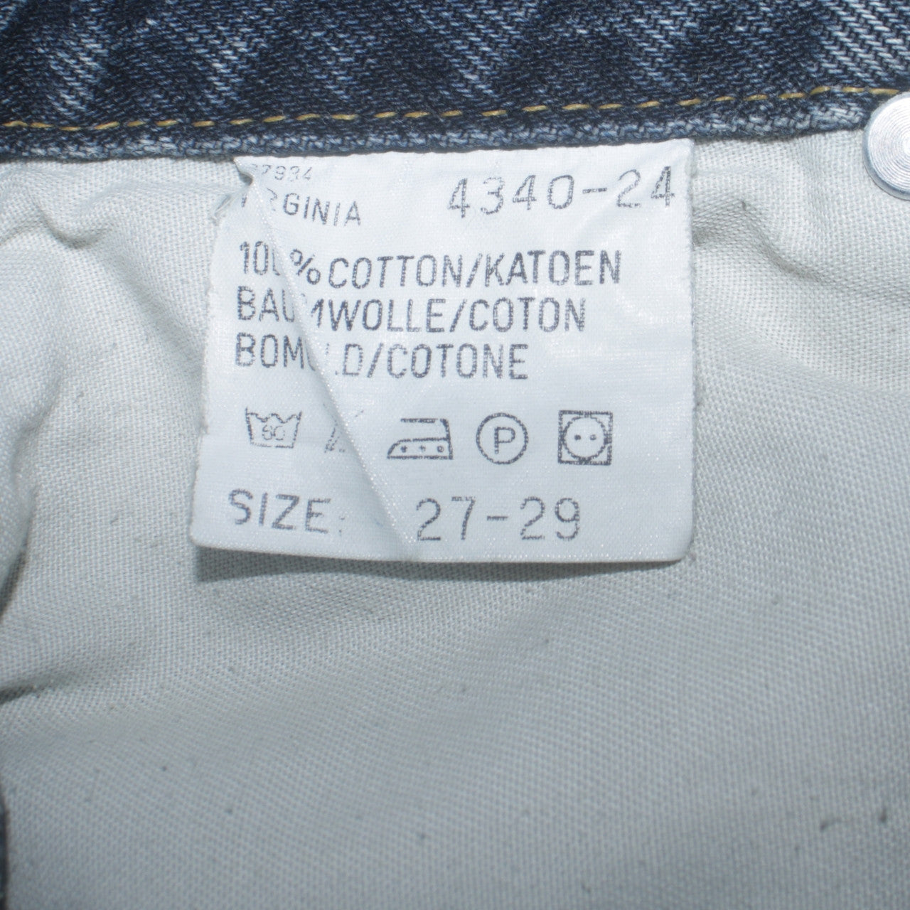 Lee Womens Blue High Rise Mom Jeans Size 27 Regular Fit Denim