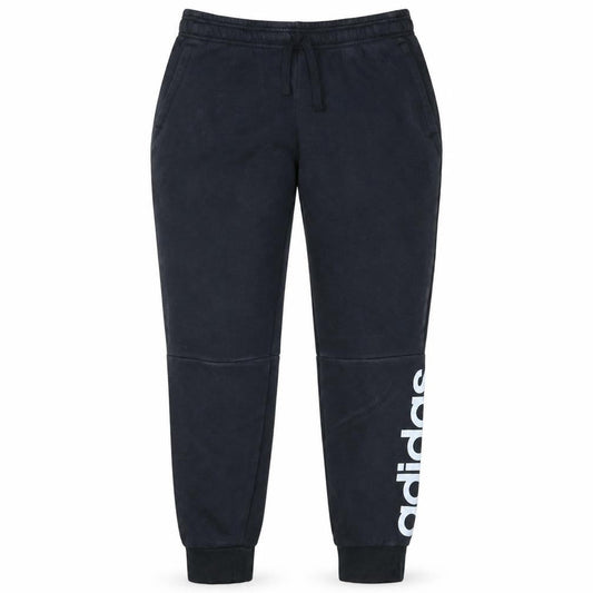 Adidas Womens Black Jogger Sweatpants M Elastic Waist Fleece