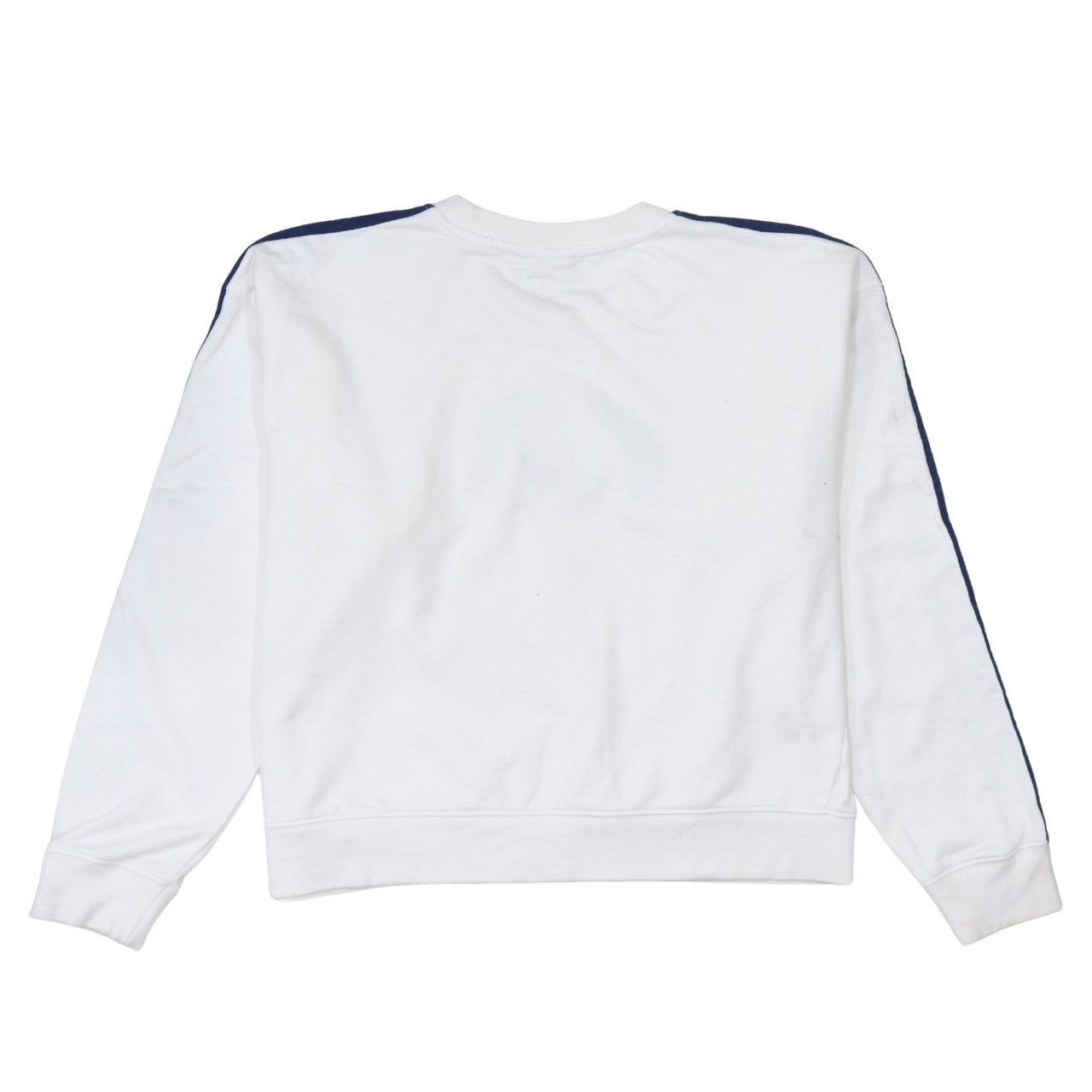 Adidas Women's White Crew Neck Sweatshirt Size 8 Originals Resort Logo