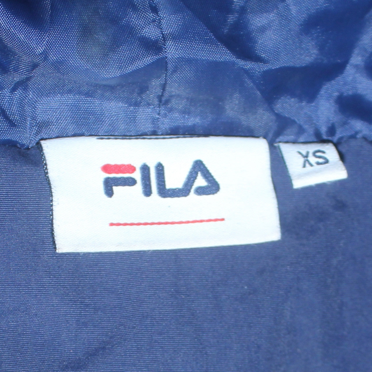 FILA Womens Blue XS Puffer Jacket Hooded Winter Coat