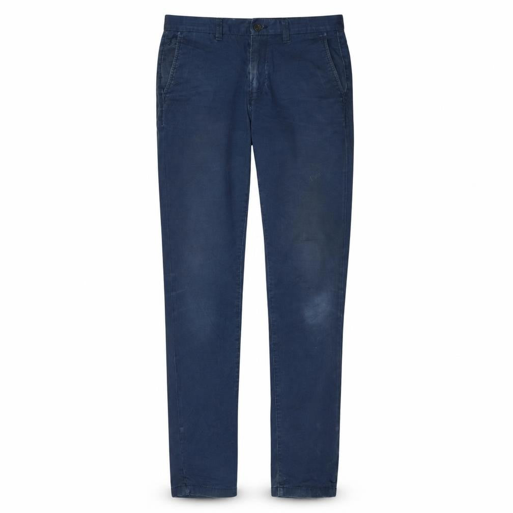 Tommy Hilfiger Men Blue Chino Trousers 31/34 Regular Fit