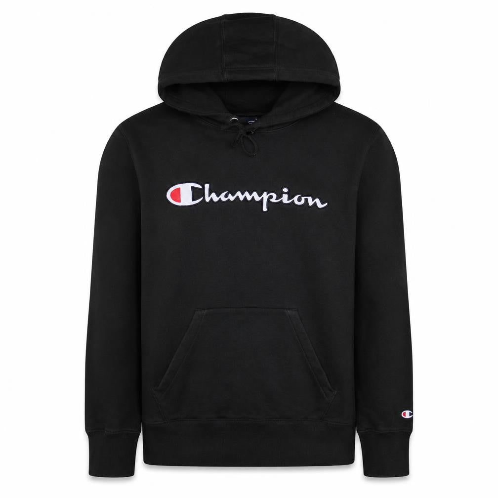 Champion Men's Black Medium Pullover Hoodie Sweatshirt
