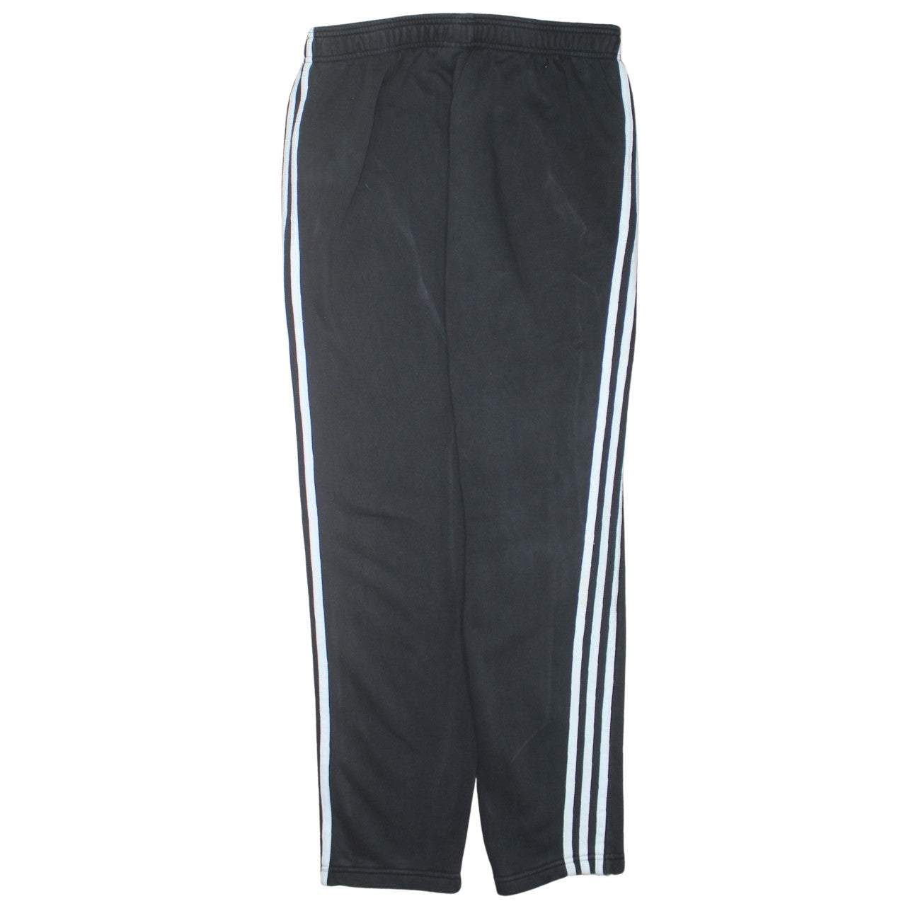 Adidas Men's Black L Jogger Sweatpants with Stripes