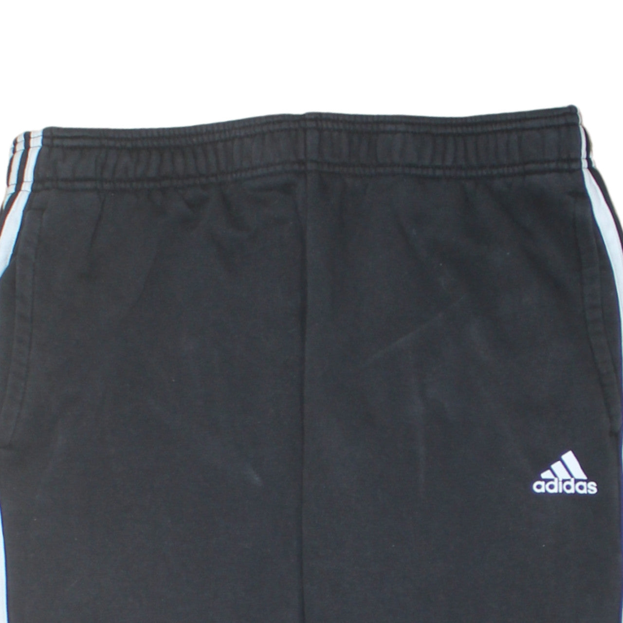 Adidas Men's Black L Jogger Sweatpants with Stripes