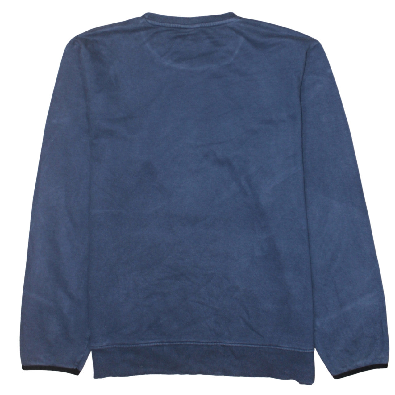 Ellesse Men Blue 2XL Crew Neck Pullover Sweatshirt Retro Logo