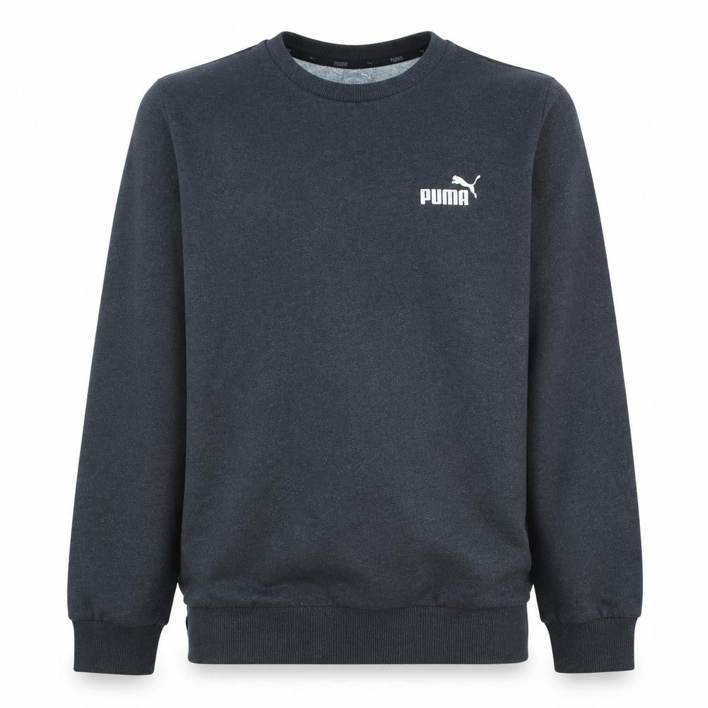 Puma Men’s Black Crew Neck Fleece Sweatshirt Size S