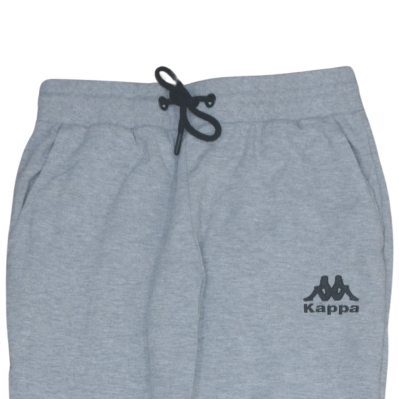 Kappa Men’s Grey Joggers Small Regular Fit Elastic Waist