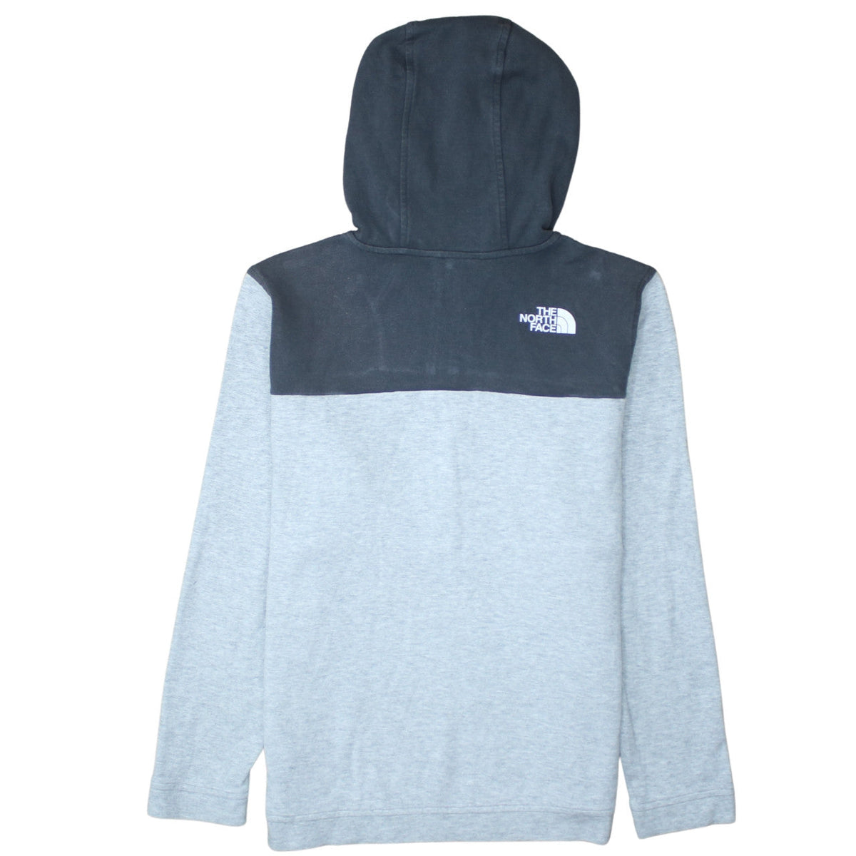 The North Face Boys Grey Colourblock Half Zip Hoodie XL