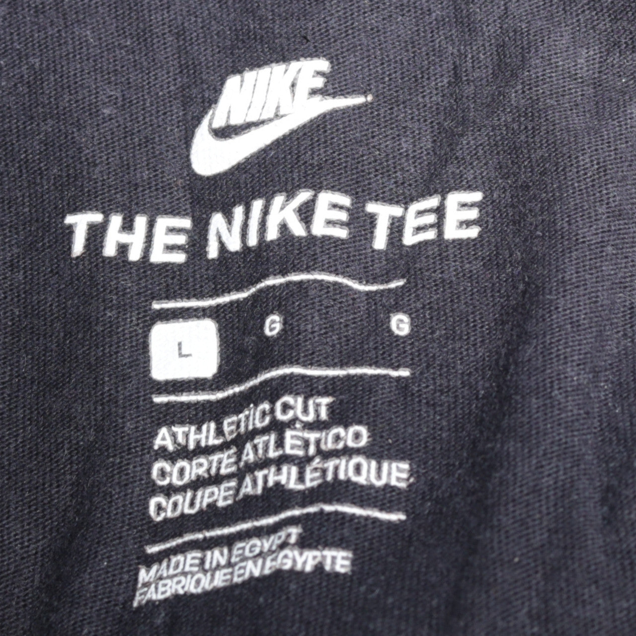 Nike Men's Black L Athletic Fit Crew Neck Sports T-Shirt