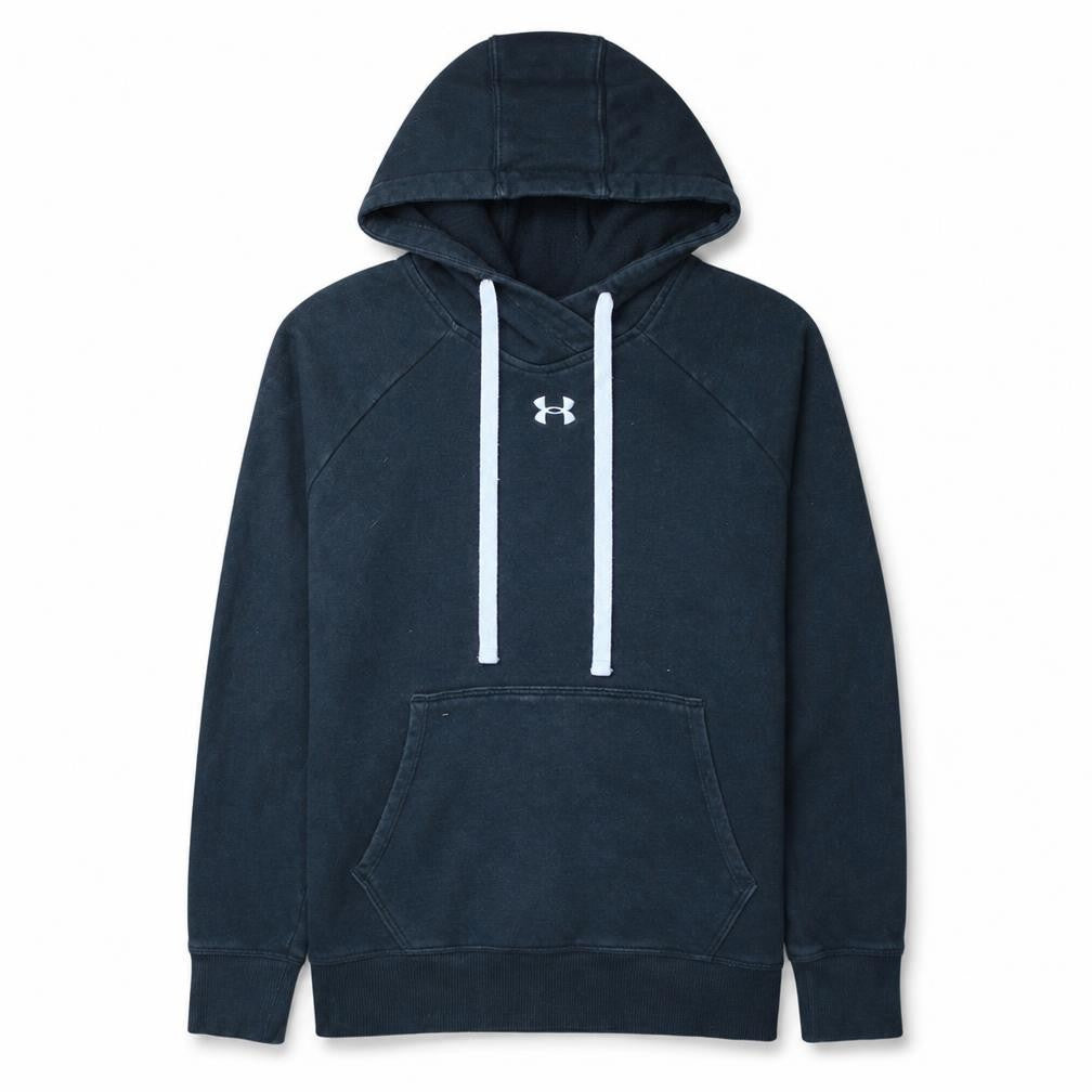 Under Armour Men's Black Small Loose Fit Pullover Hoodie