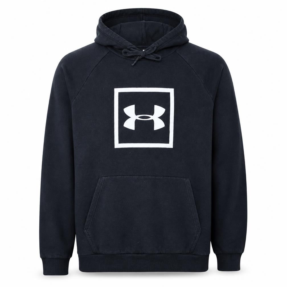 Under Armour Men's Black XL Pullover Hoodie Logo Fleece Sweatshirt