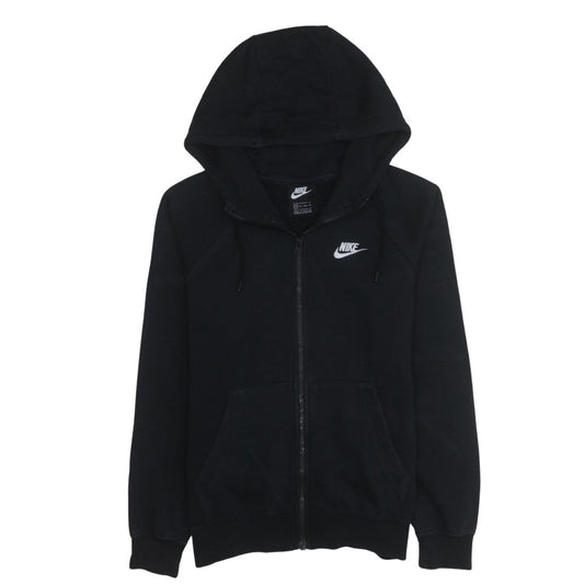 Nike Men's Black XS Full Zip Hoodie Sweatshirt Logo Fleece