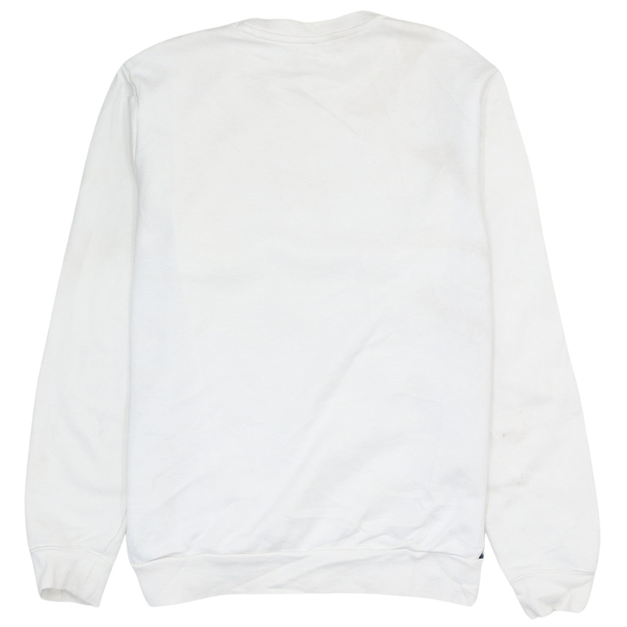Nike Men's Grey & White Logo Pullover Sweatshirt Size S