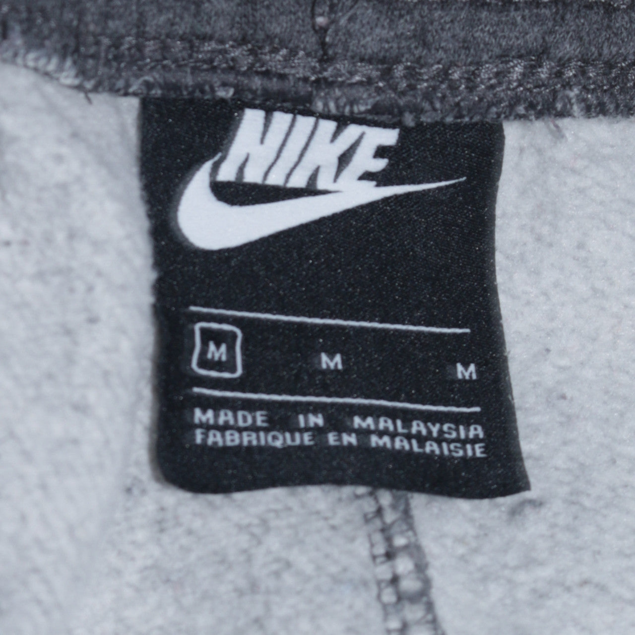 Nike Men's Grey Fleece Sweatpants M Regular Fit Sports Trousers