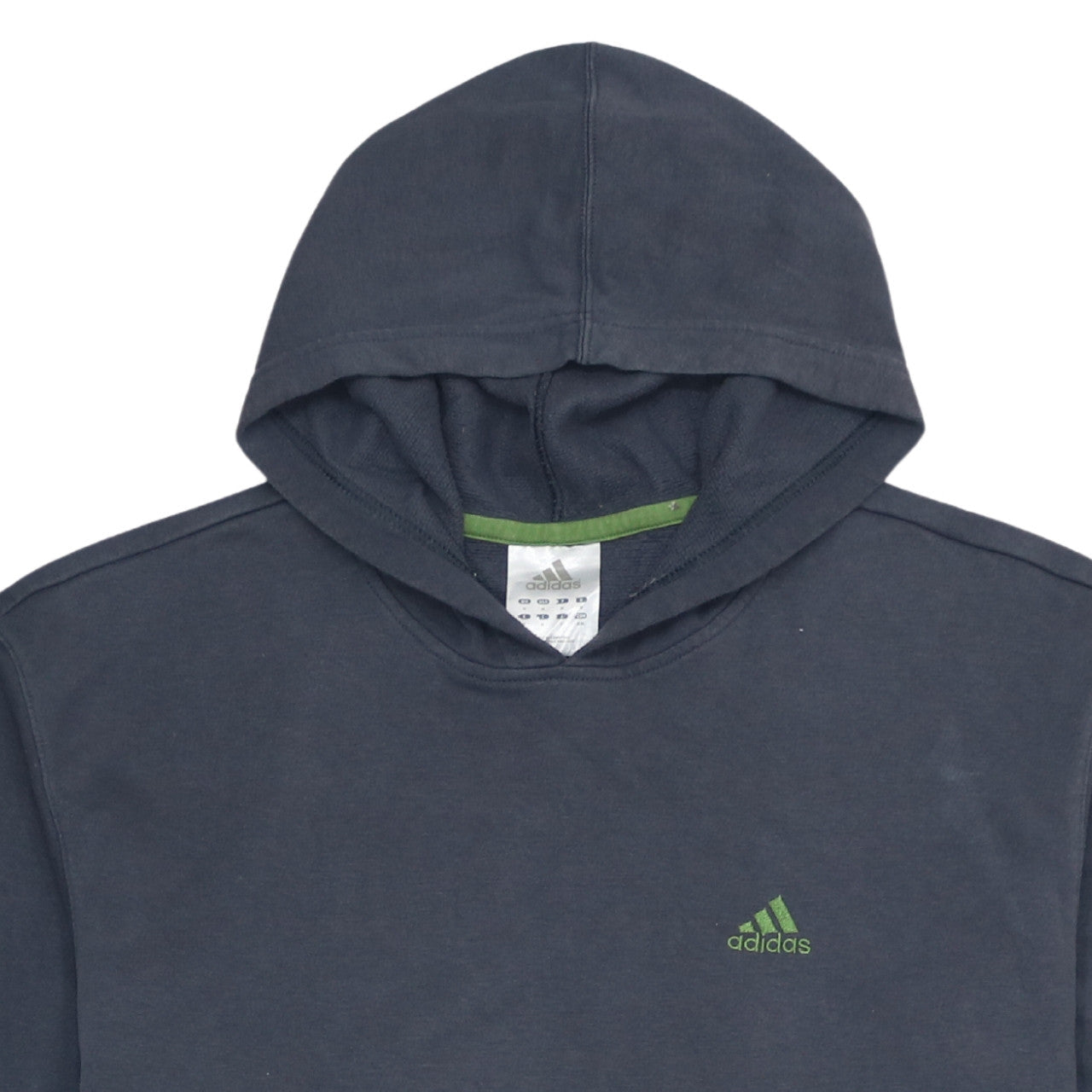 Adidas Men Blue Pullover Hoodie M Regular Fit Sports Style