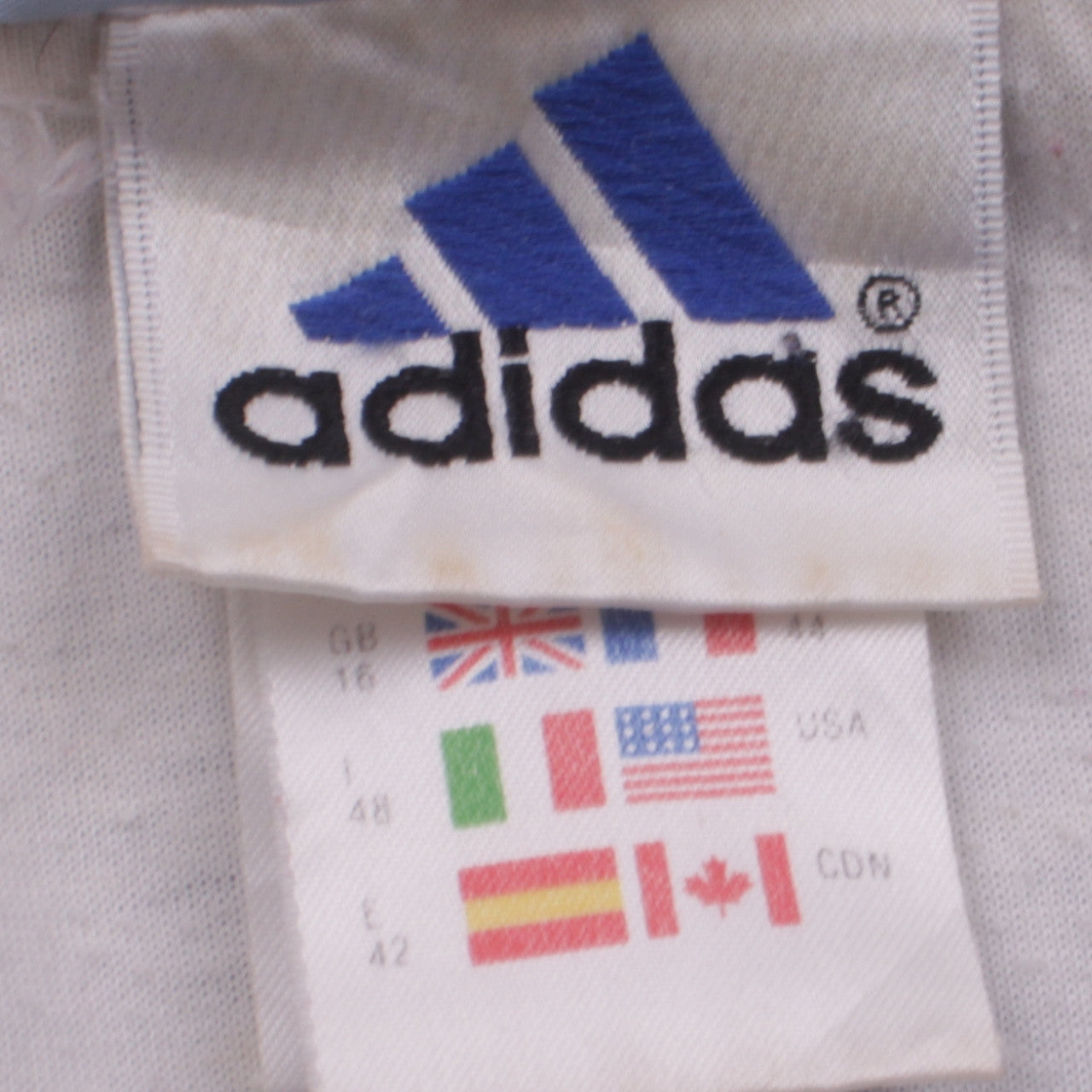 Adidas Womens Light Blue Full Zip Windbreaker Jacket Size 16