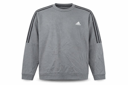 Adidas Men's Grey XL Pullover Crew Neck Sweatshirt