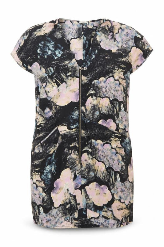 Whistles Women’s Multicoloured Silk Shift Dress UK 14