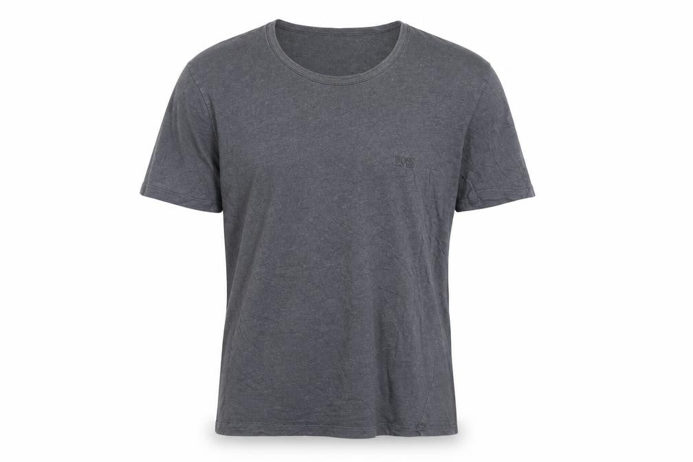 Hugo Boss Men's Grey Crew Neck Short Sleeve T-Shirt Size L