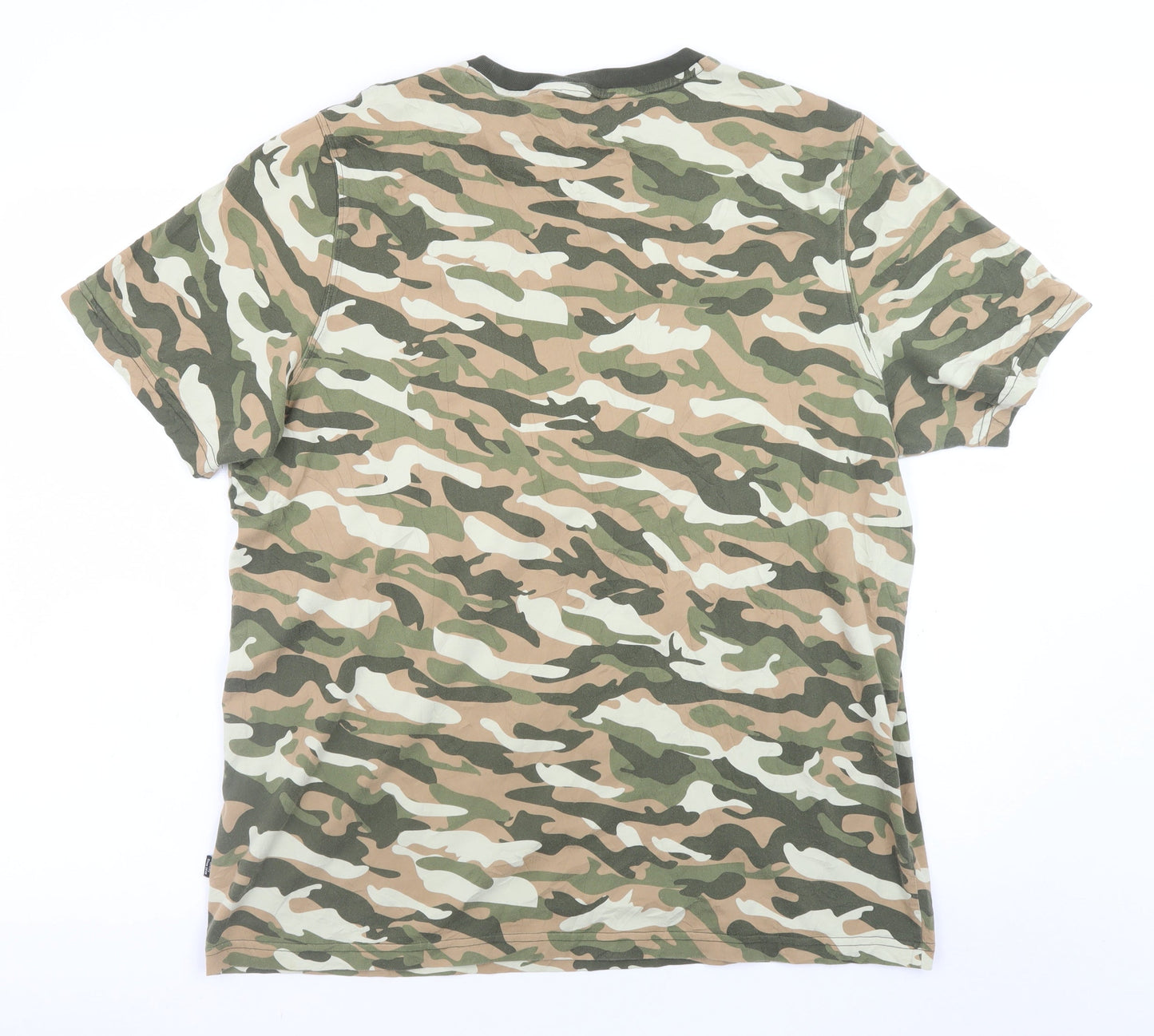 Puma Men's XL Camouflage Crew Neck Cotton T-Shirt