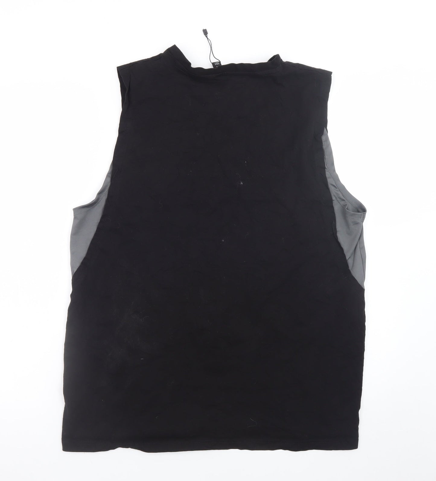 MAN Active Mens Black Sleeveless Muscle T-Shirt XXL