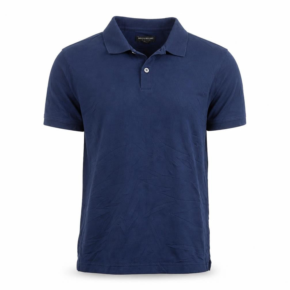 Banana Republic Men's Blue Slim Fit Luxury Touch Polo Shirt Size S