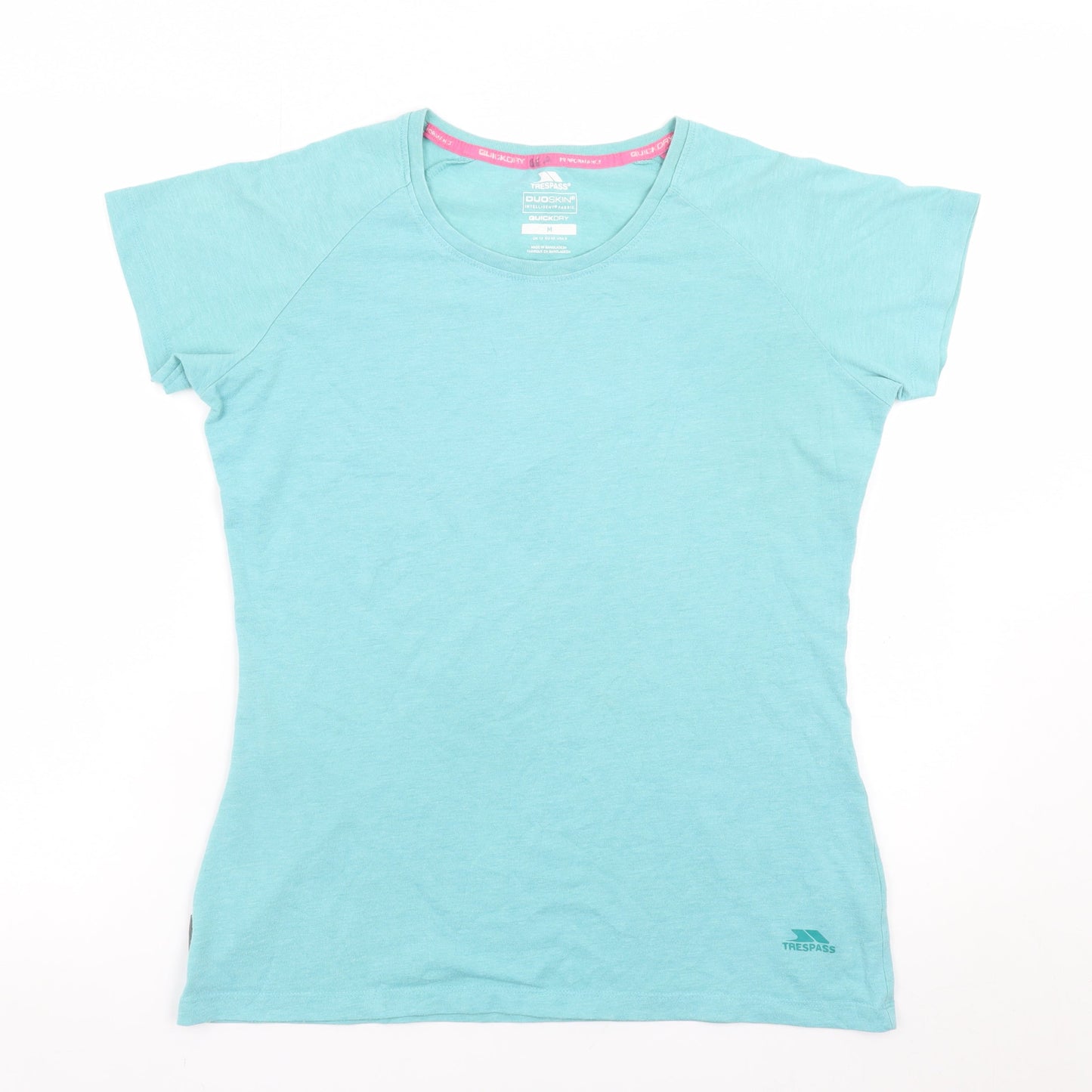 Trespass Women Blue Quick Dry Short Sleeve T-Shirt UK 12