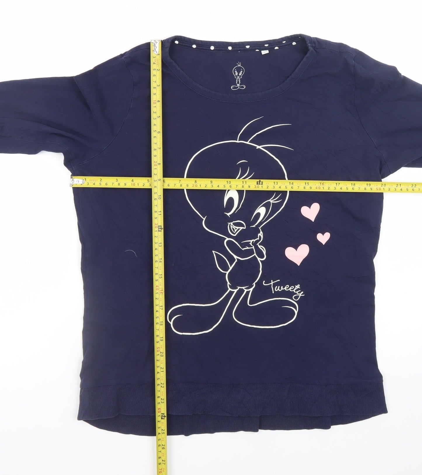 Looney Tunes Tweety Women's Blue Cotton Nightshirt Size L