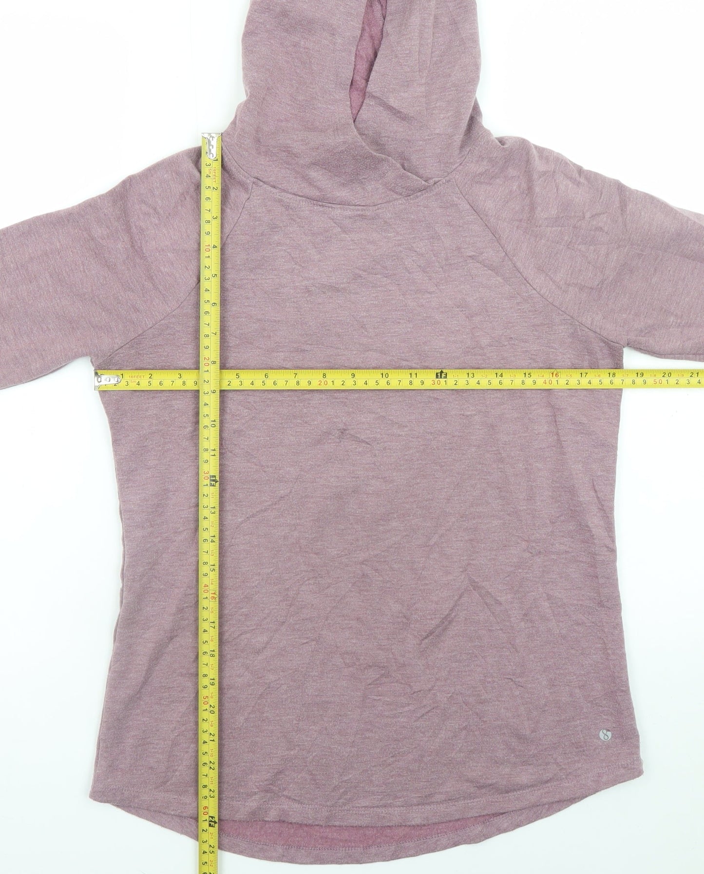Layer 8 Men’s Purple Pullover Hoodie Size S Regular Fit Lightweight