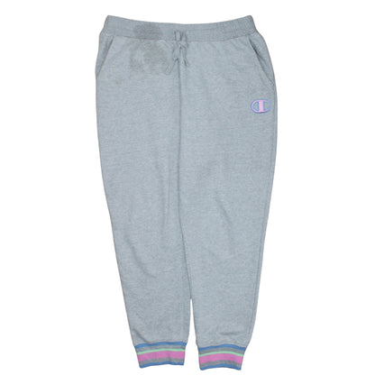 Champion Womens Grey XL Jogger Sweatpants Cotton Blend