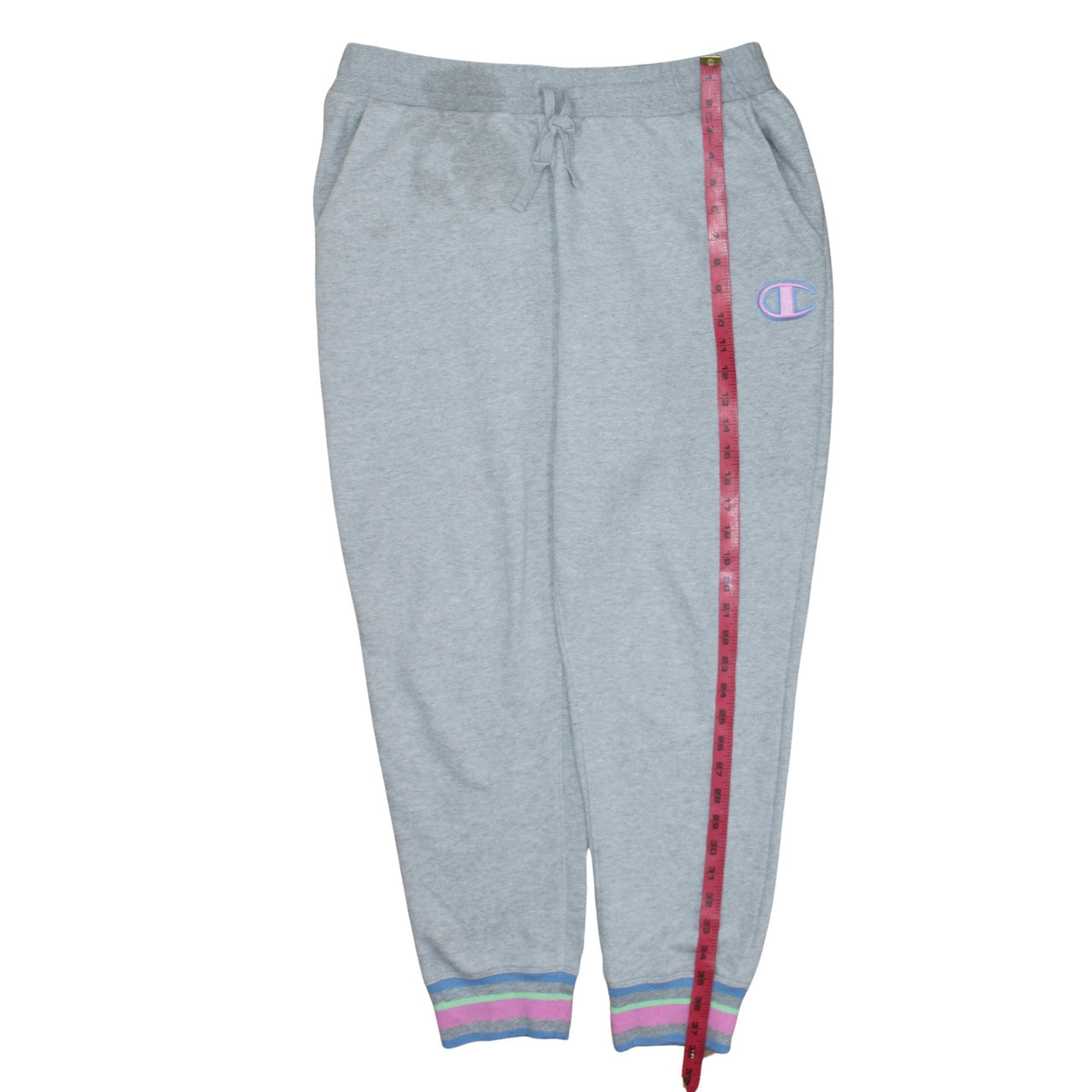 Champion Womens Grey XL Jogger Sweatpants Cotton Blend