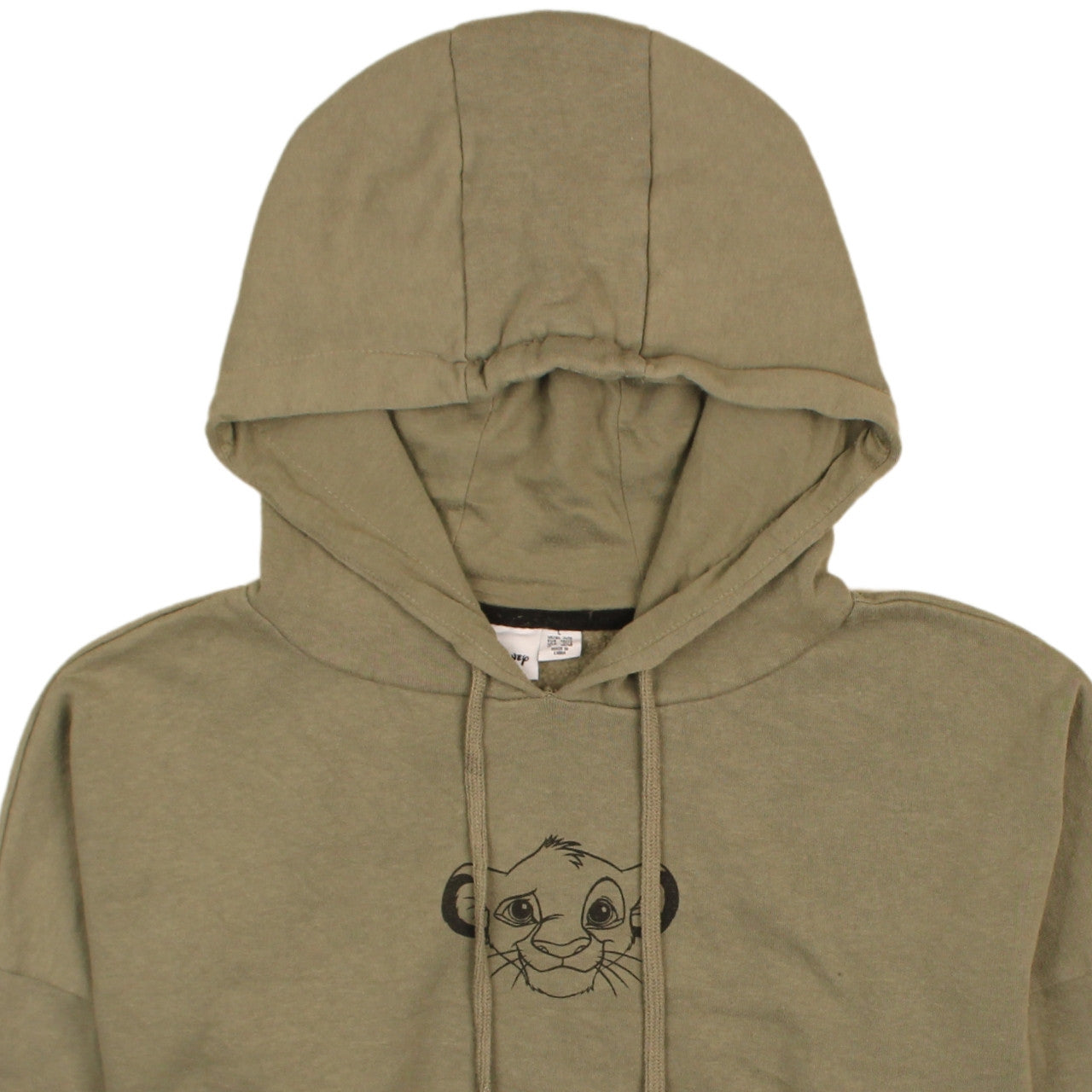 Disney Women Khaki Lion King Pullover Hoodie Size 14/16
