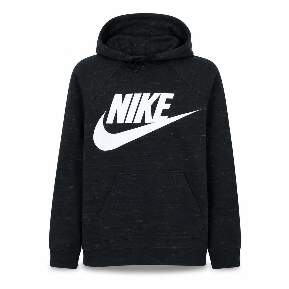 Nike Women’s Black Small Pullover Hoodie with Logo Print