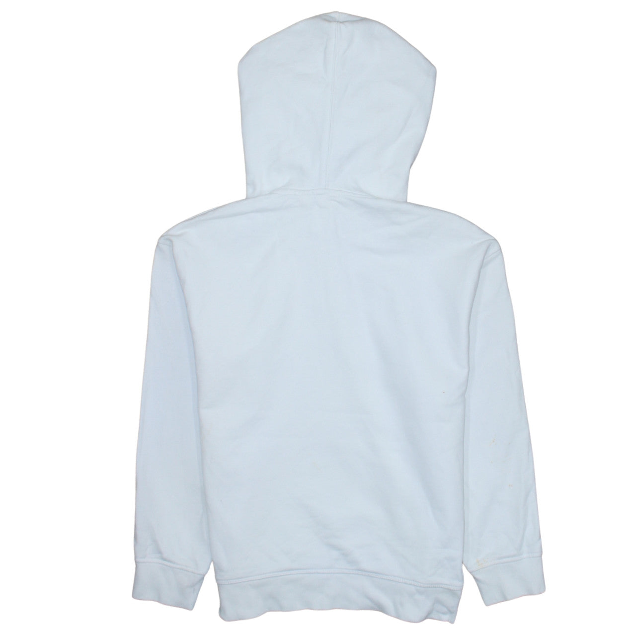 Levi's Women White Small Pullover Hoodie Graphic Print Drawstring