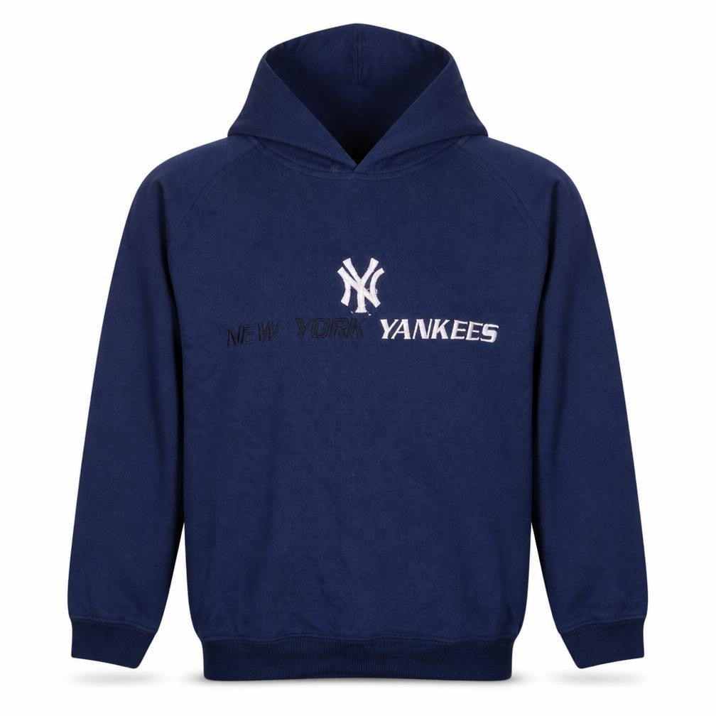 Genuine Merchandise Boys Navy Blue New York Yankees Pullover Hoodie L 14-16