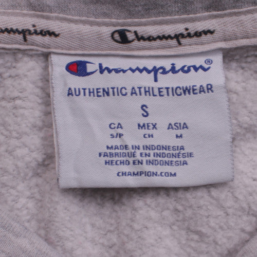 Champion Womens Grey Small 1/4 Zip Pullover Sweatshirt