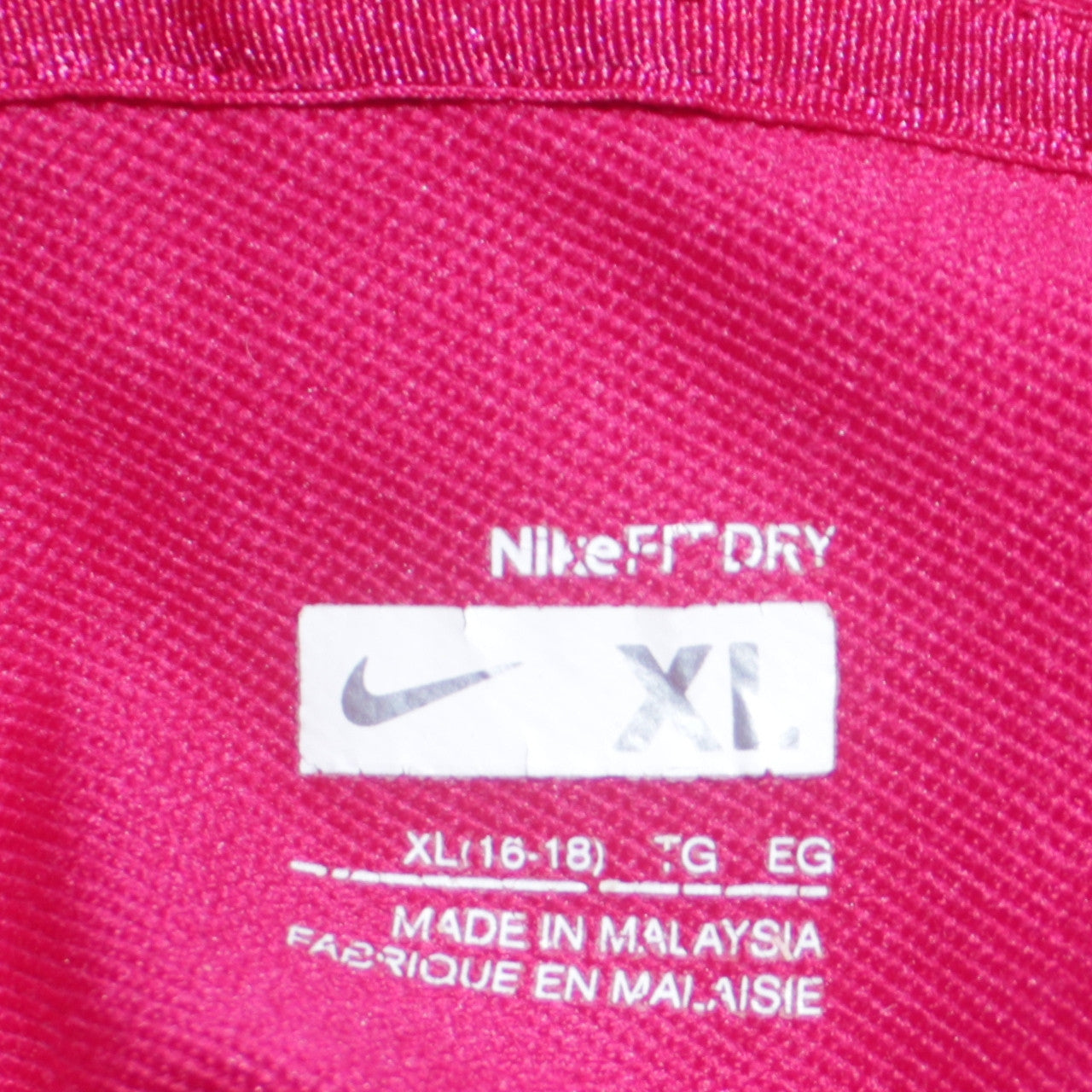 Nike Women's Pink Full Zip Hoodie XL Cotton Blend Zip Up Sweatshirt