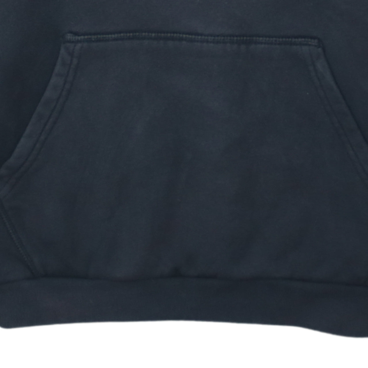 Adidas Womens Black Pullover Hoodie UK 8 Logo Print Cotton Blend